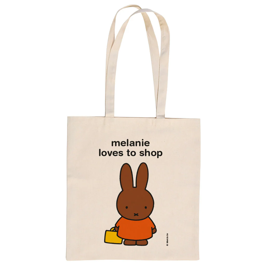 melanie loves to shop  Personalised Tote Bag