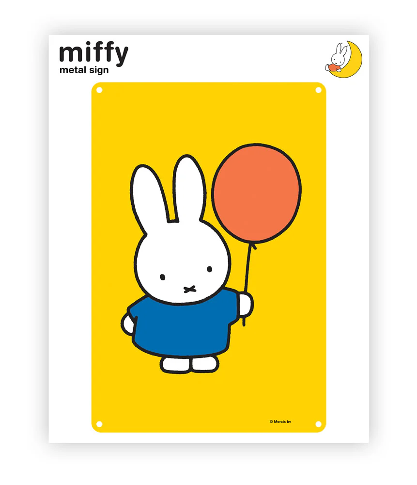 Miffy balloon Metal Sign