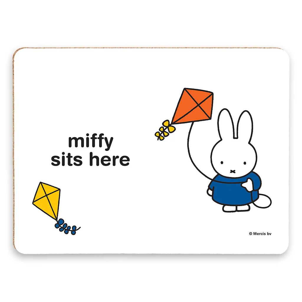 miffy sits here  Personalised Placemat