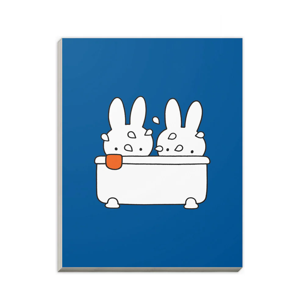 Miffy Taking a Bath A6 Notepad