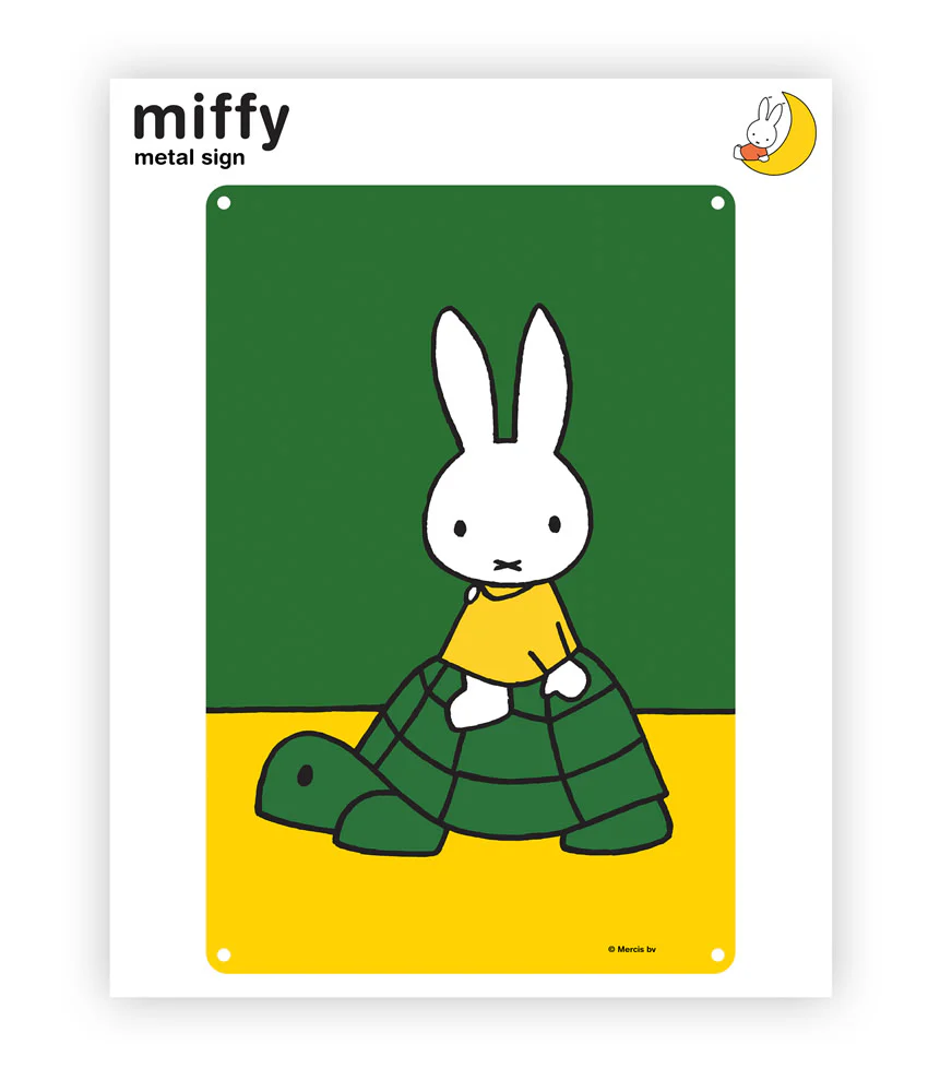 Miffy tortoise Metal Sign
