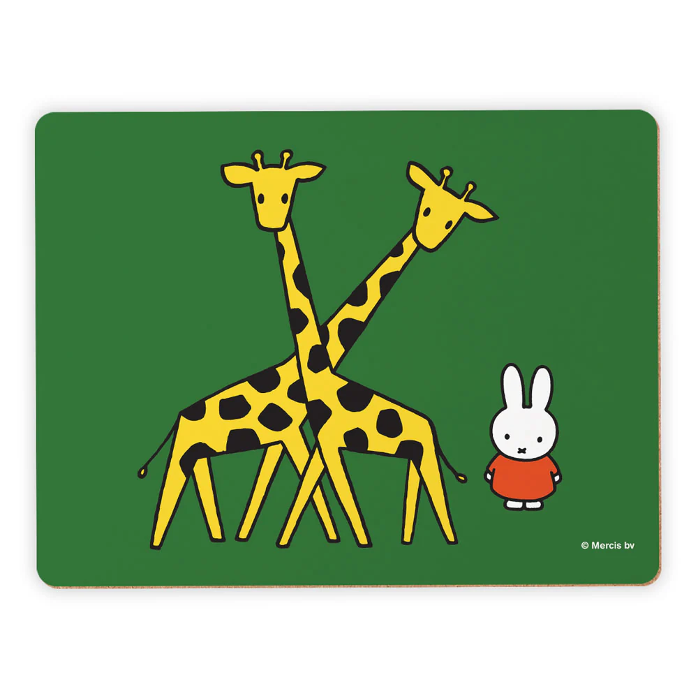 Miffy with Two Giraffes Placemat